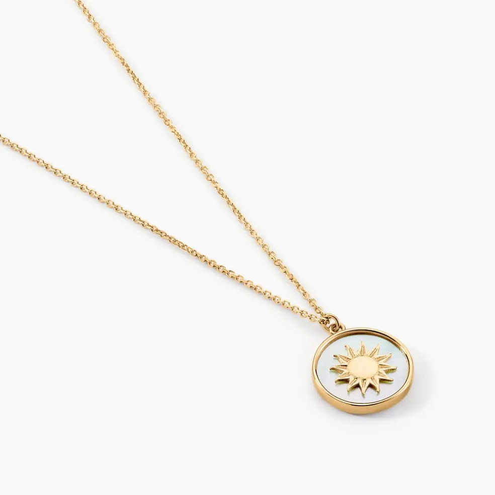 Collier Sunlight Or Jaune Nacre