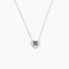 Collier Suzon Argent Blanc Oxyde De Zirconium