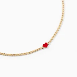 Collier Sweetheart Or Jaune