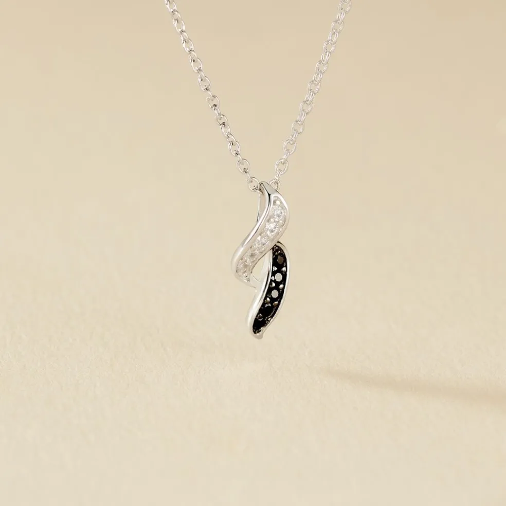 Collier Sylvie Argent Blanc Oxyde De Zirconium