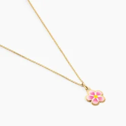 Collier Syna Fleur Or Jaune