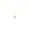 Collier Tahera Or Jaune Oxyde De Zirconium