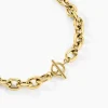 Collier Tariia Acier Jaune