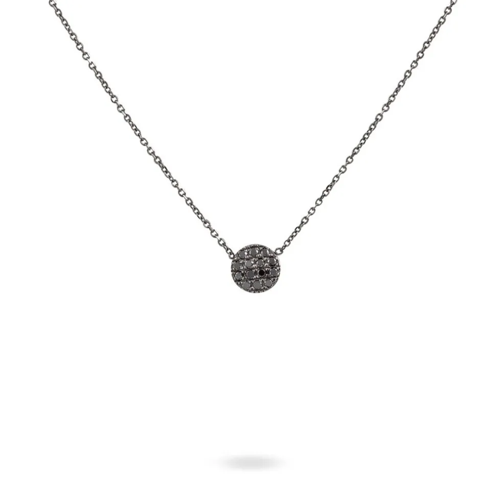 Collier Teani Or Blanc Diamant