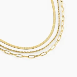 Collier Thika Acier Jaune