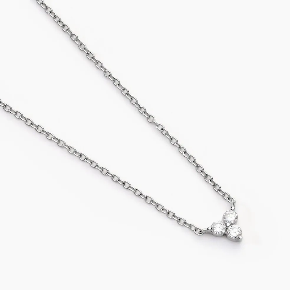 Collier Thylane Argent Blanc Oxyde De Zirconium