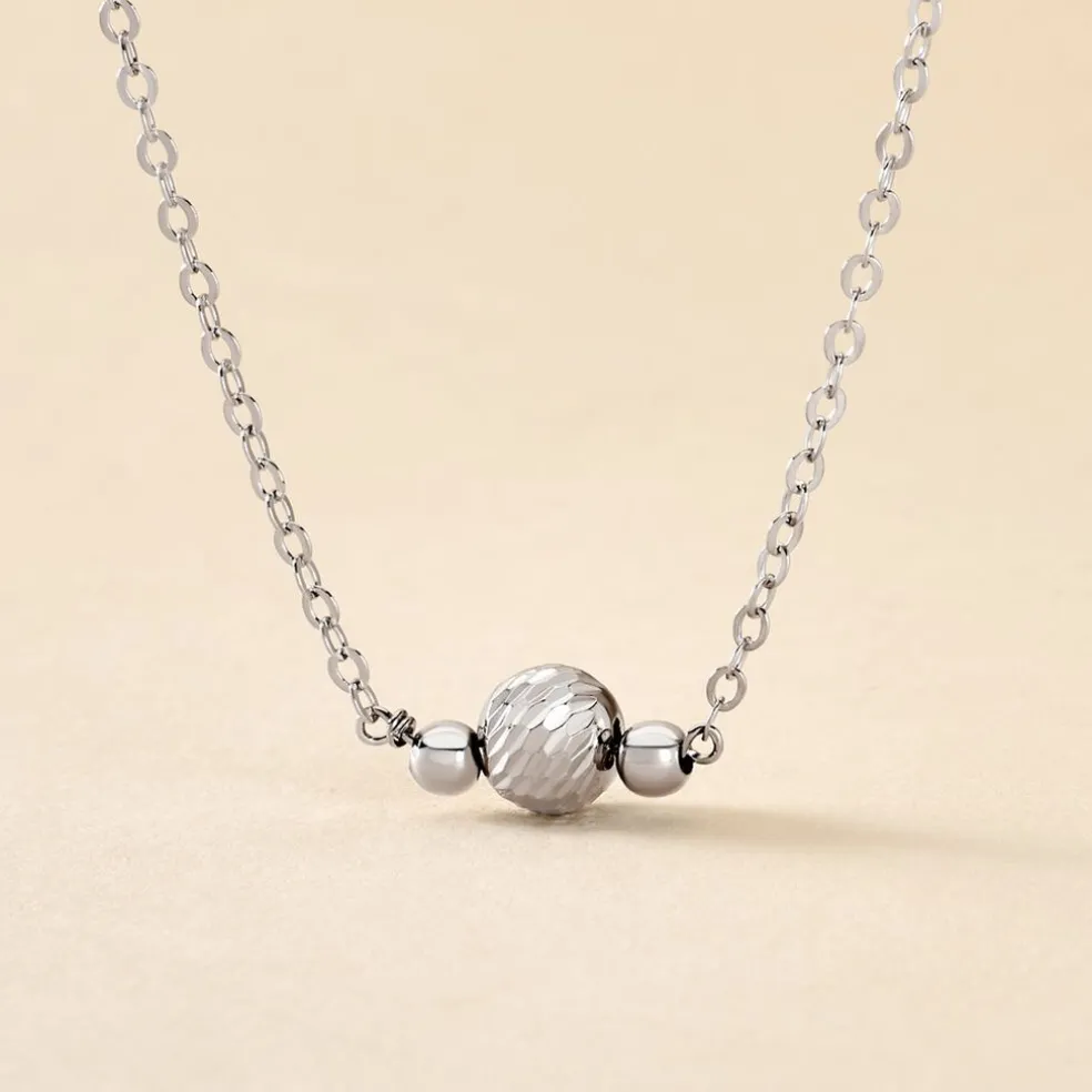 Collier Tolly Argent Blanc