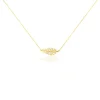 Collier Tourkia Or Jaune Oxyde De Zirconium