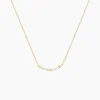 Collier Tova Or Jaune Perle