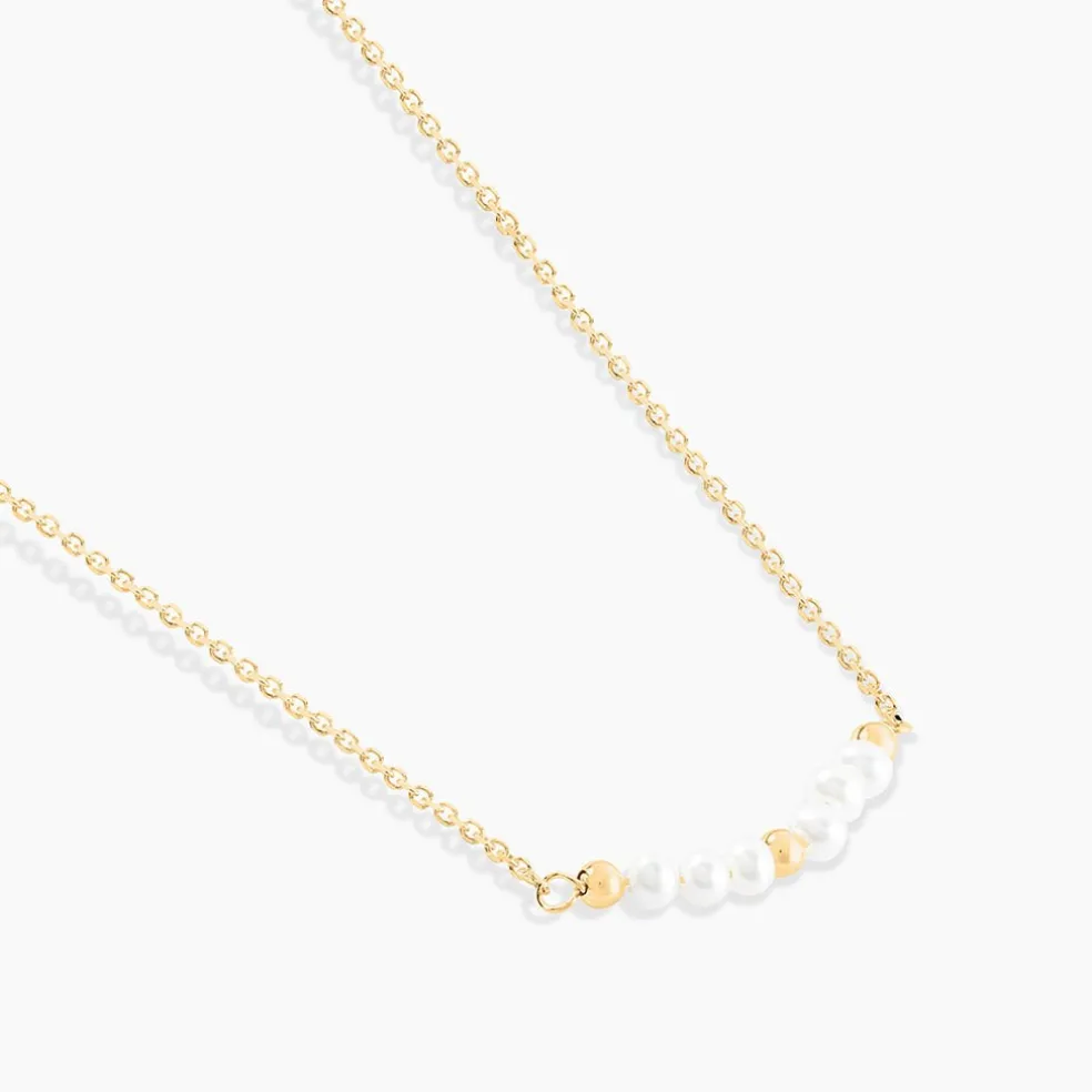 Collier Tova Or Jaune Perle