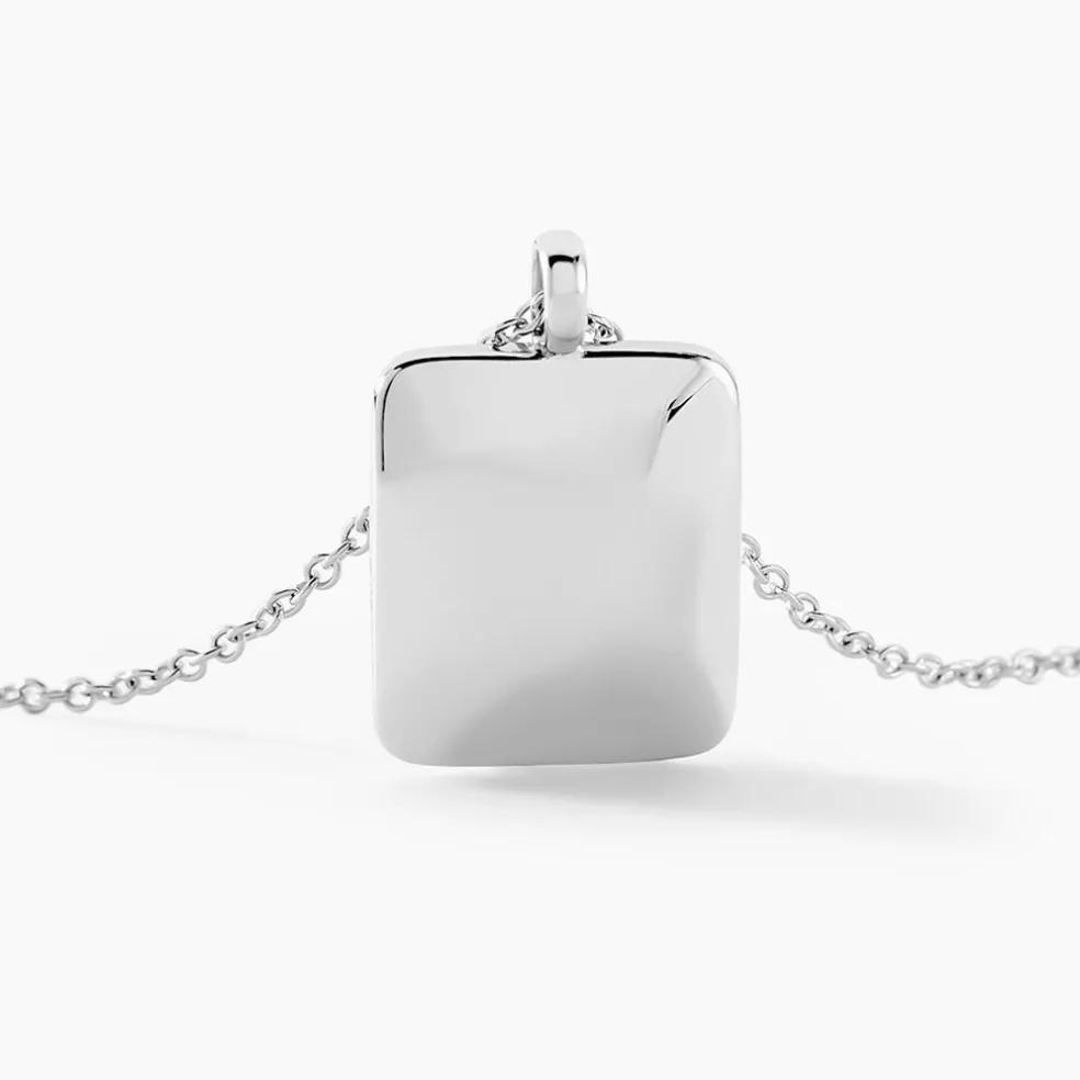 Collier Two Argent Blanc