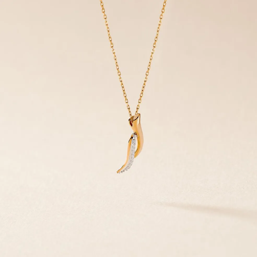 Collier Tylane Or Jaune Diamant