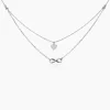 Collier Urielle Argent Blanc
