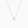Collier Usoa Or Jaune Diamant Synthétique