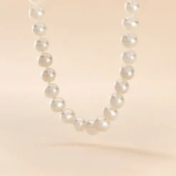 Collier Vincilia Or Jaune Perle De Culture