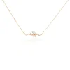 Collier Wendy Argent Rose Oxyde De Zirconium