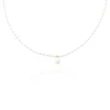 Collier Wilfrid Or Jaune Perle De Culture