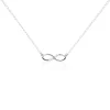 Collier Xara Argent Blanc