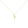 Collier Yasha Plaqué Or Jaune Spinelle Synthétique