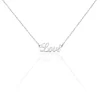 Collier Yuki Argent Blanc