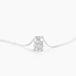 Collier Zilda Or Blanc Oxyde De Zirconium