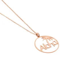 Collier Zofie Argent Rose