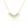 Collier Zoila Plaqué Or Jaune Oxyde De Zirconium