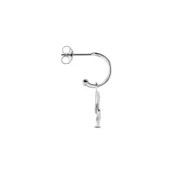 Créole Unitaire Argent Blanc Ancelin Oxydes De Zirconium