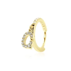 Créole Unitaire Léria Or Jaune Oxydes De Zirconium
