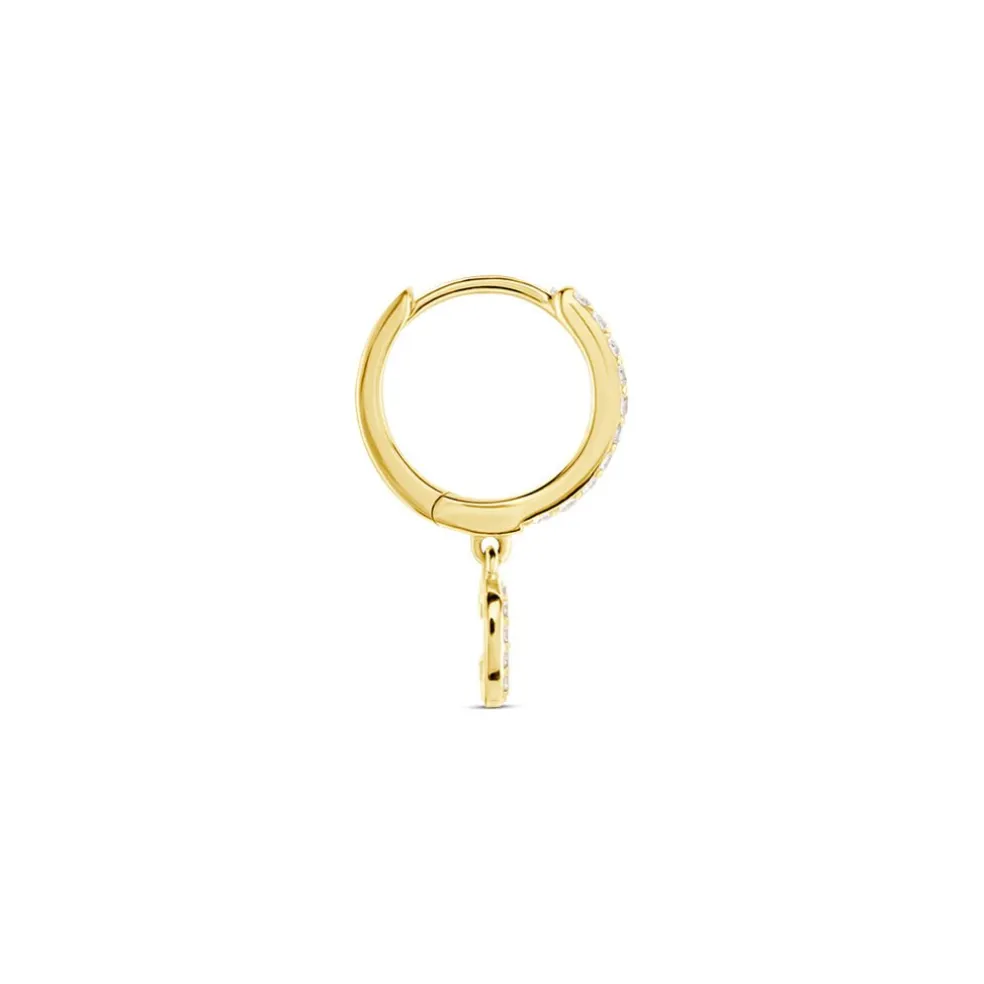 Créole Unitaire Léria Or Jaune Oxydes De Zirconium