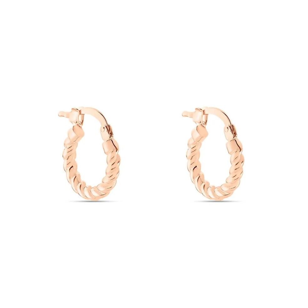 Créoles Appolina Argent Rose