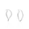 Créoles Argent Blanc Olivia