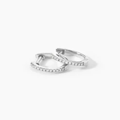 Créoles Aryanna Or Blanc Diamant