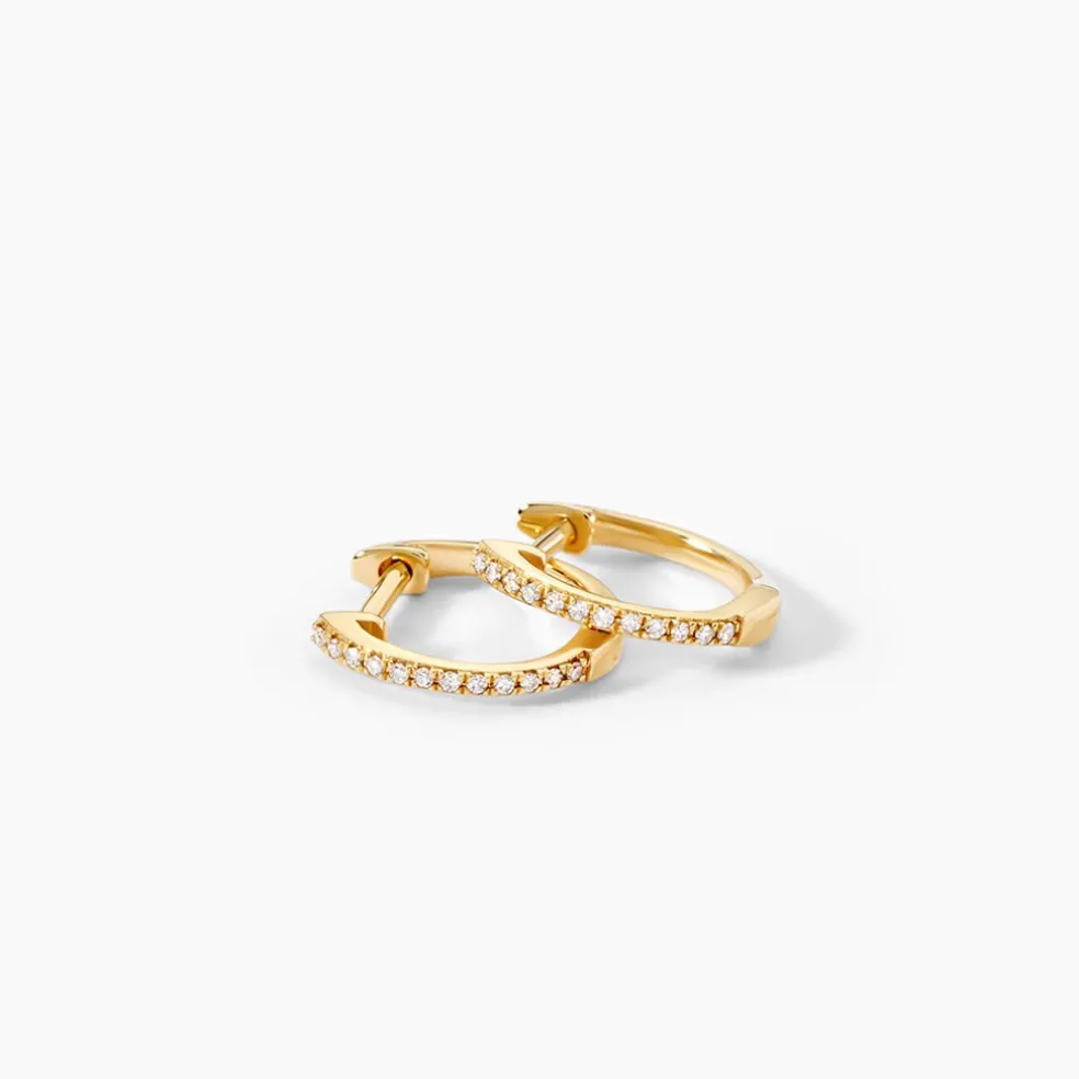 Créoles Aryanna Or Jaune Diamant
