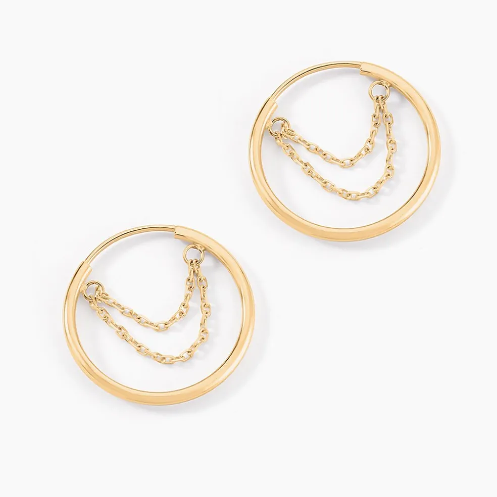 Créoles Bryson Or Jaune