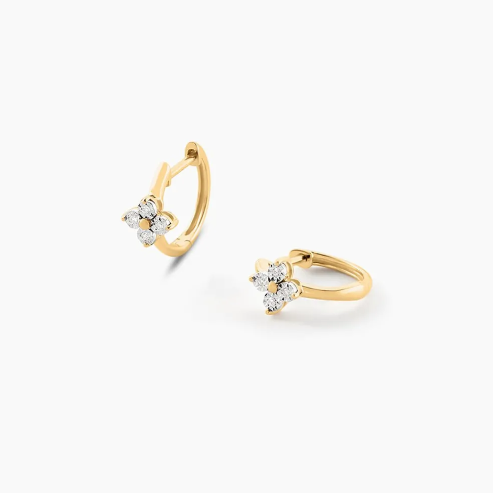 Créoles Eternal Spring Or Jaune Diamant