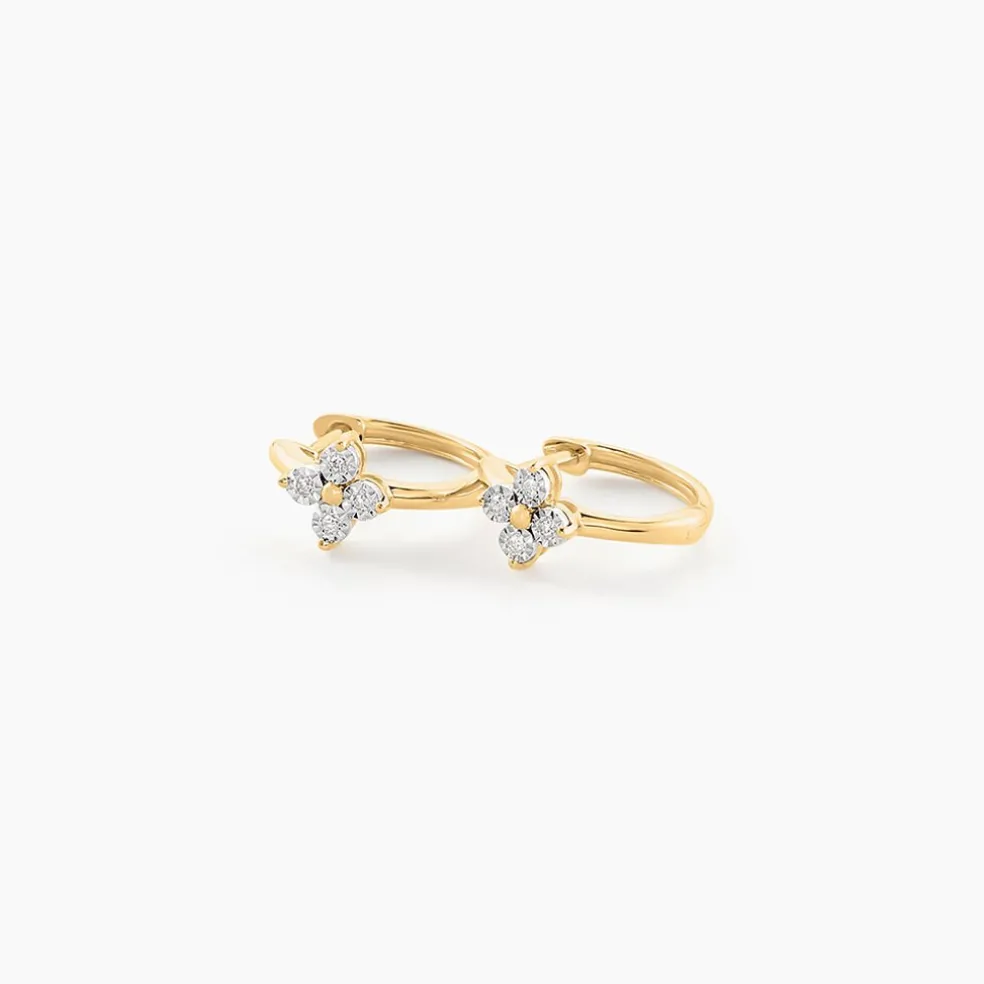 Créoles Eternal Spring Or Jaune Diamant