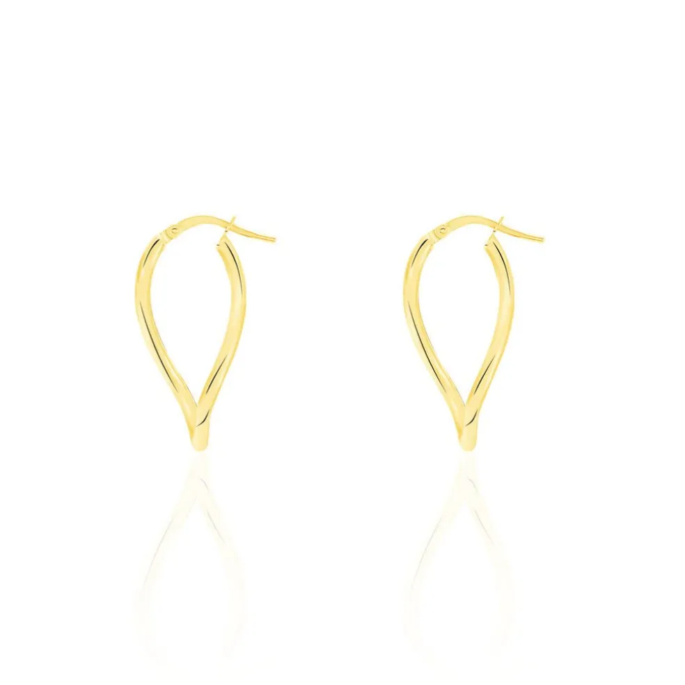 Créoles Hellen Or Jaune