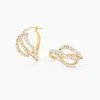 Créoles Hewie Or Jaune Strass