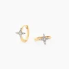 Créoles Starlight Or Jaune Diamant