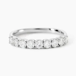 Demi Alliance Hera Platine Blanc Diamant
