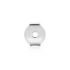 Fermoir Papillon Boucle D'oreille Or Blanc