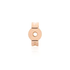 Fermoir Papillon Boucle D'oreille Or Rose