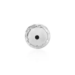Fermoir Vis Boucle D'oreille Or Blanc