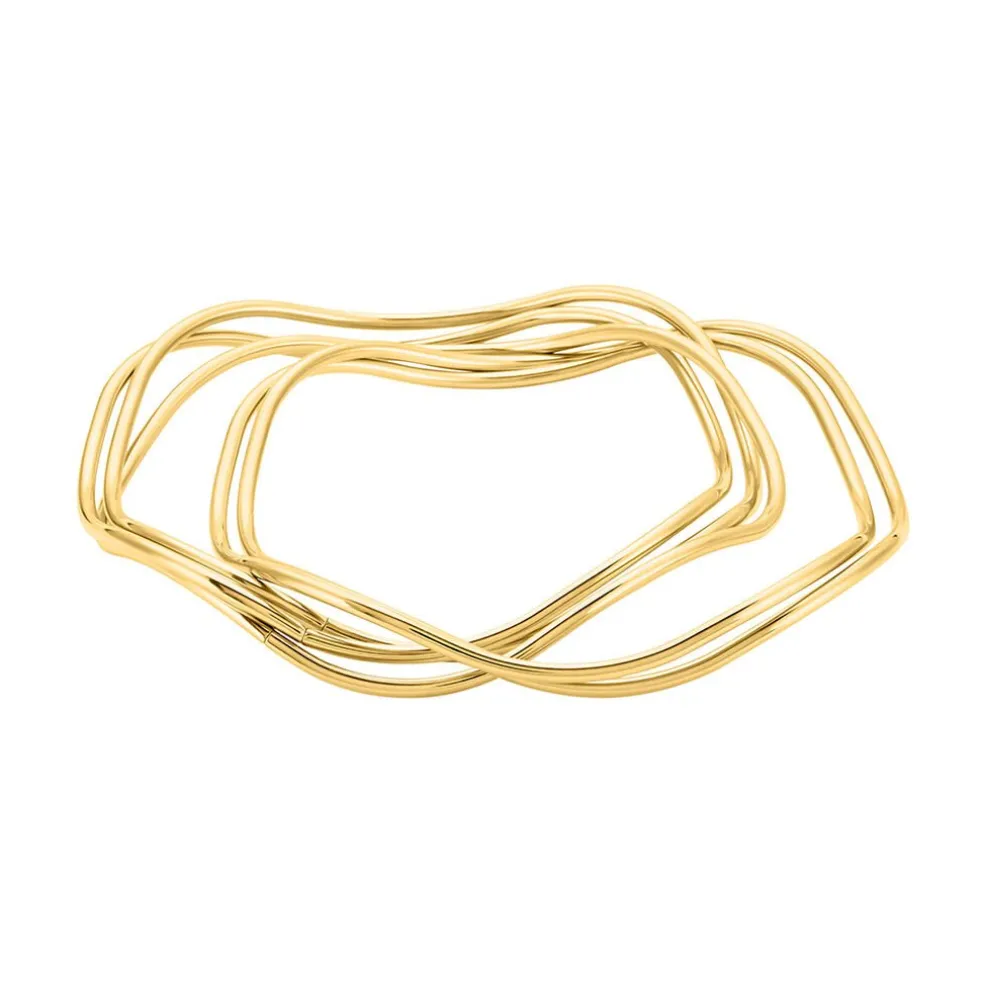 Jonc Gold Aura Acier Jaune