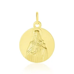 Médaille Or Jaune Sainte Thérèse