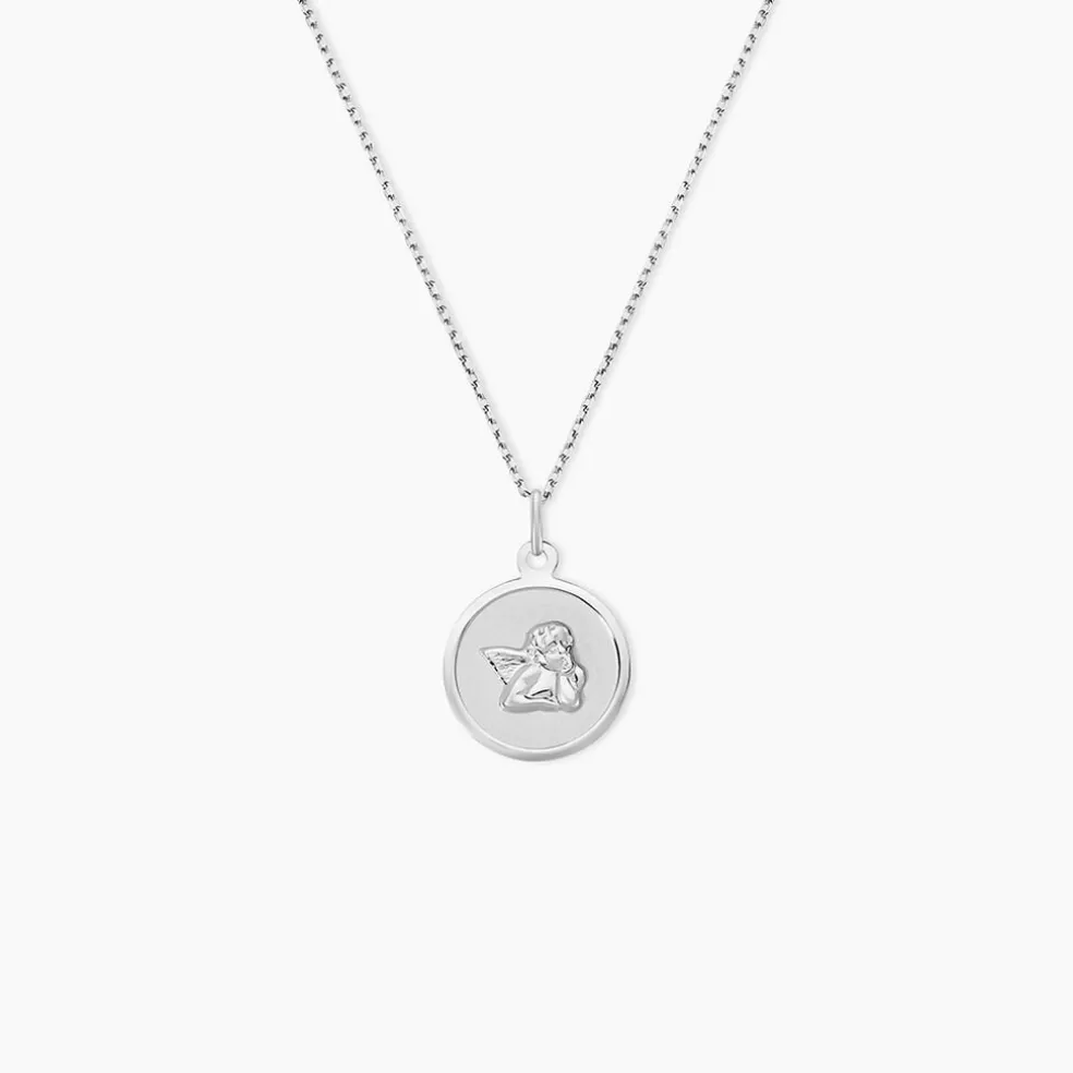 Medaille Or Blanc Hannae