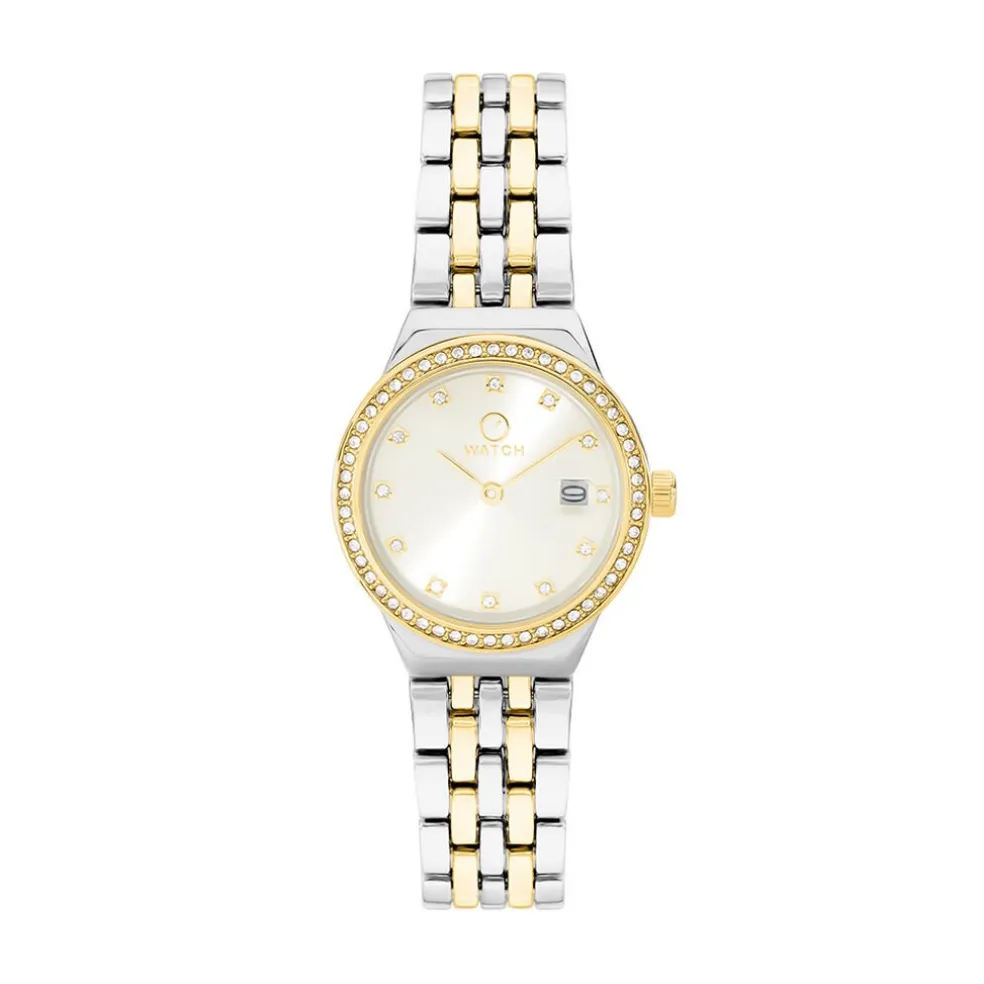 Montre 0 O Watch Glittering Doré