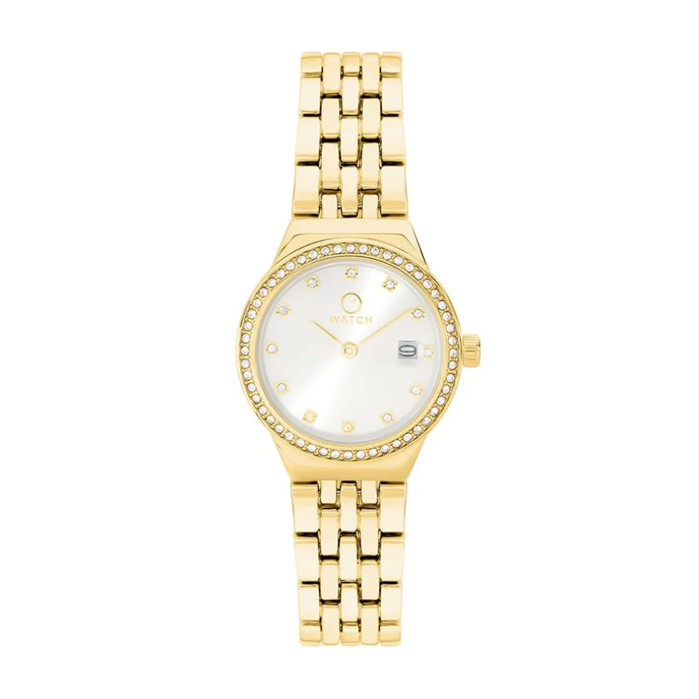 Montre 0 O Watch Glittering Blanc