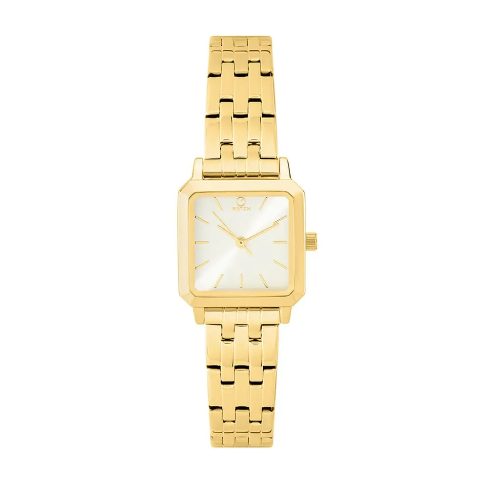 Montre 0 O Watch Square Blanc